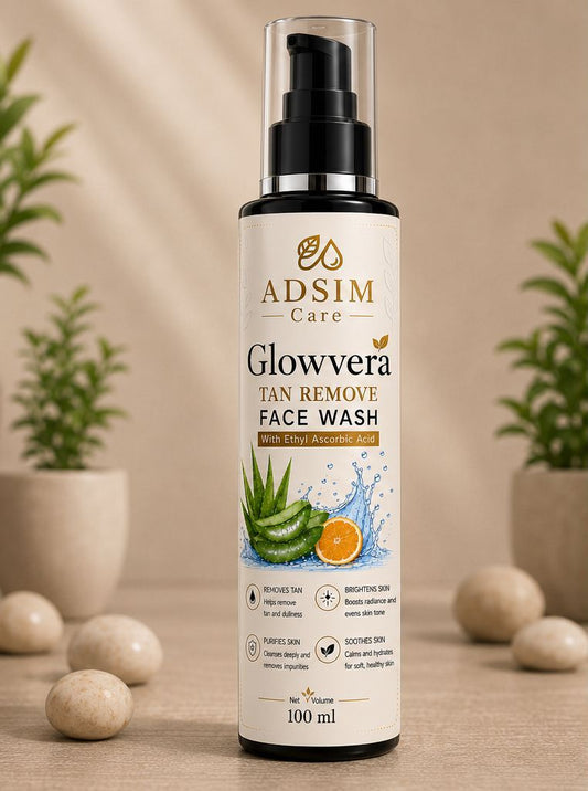 Glowvera Tan Remove Face Wash with Ethyl Ascorbic Acid – 100ml