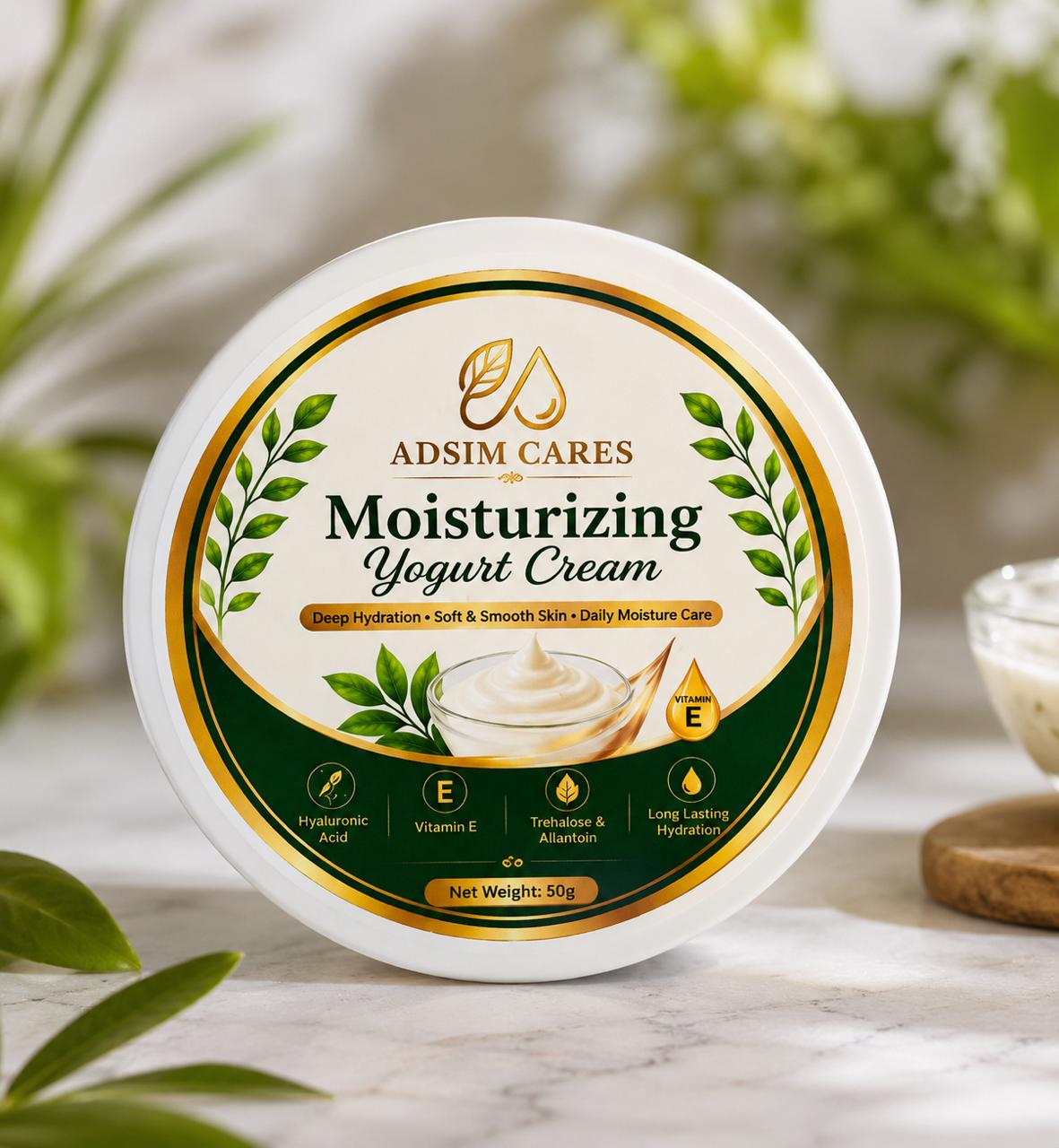 ADSIM CARES Moisturizing Yogurt Cream